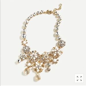 SOLD J Crew Flower Statement Necklace